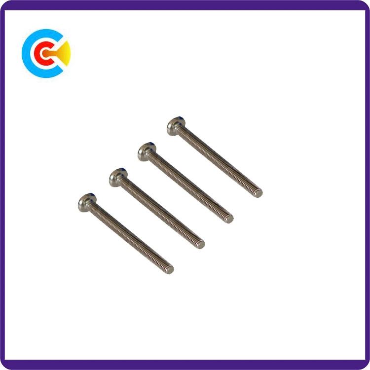 Carbon Steel/4.8/8/8.8/10.9 Cross Square Hole Pan Head Screws for Locking