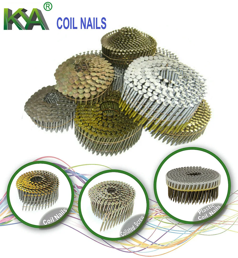 15 Degree Plastic Collated Pallet Coil Nails