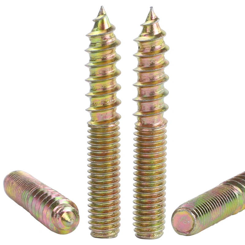 Pointed Tail Double Headed Self Tapping Wooden Drywall Screws Stud Bolt