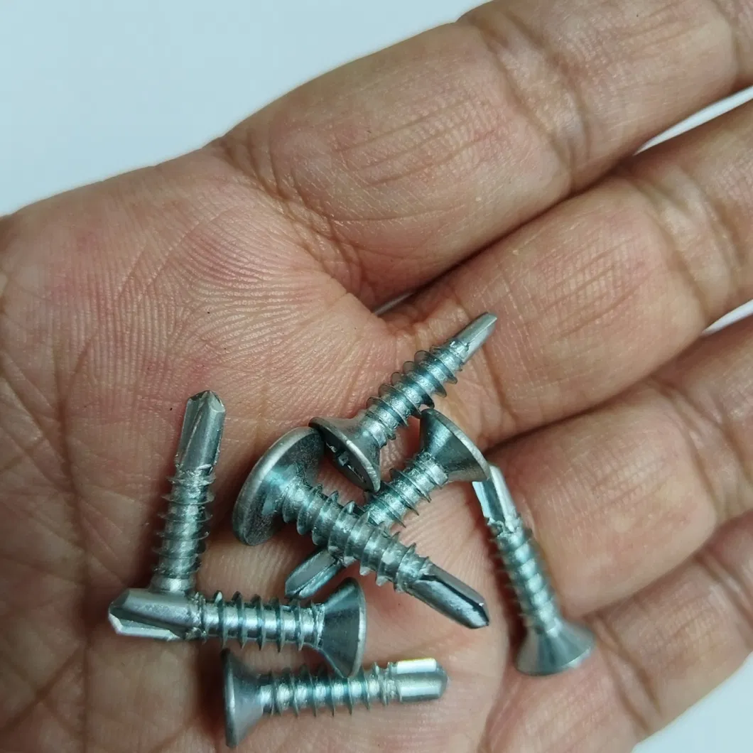 Carbon Steel Galvanised Hex Head Self Drilling Taping Screw with EPDM Washer