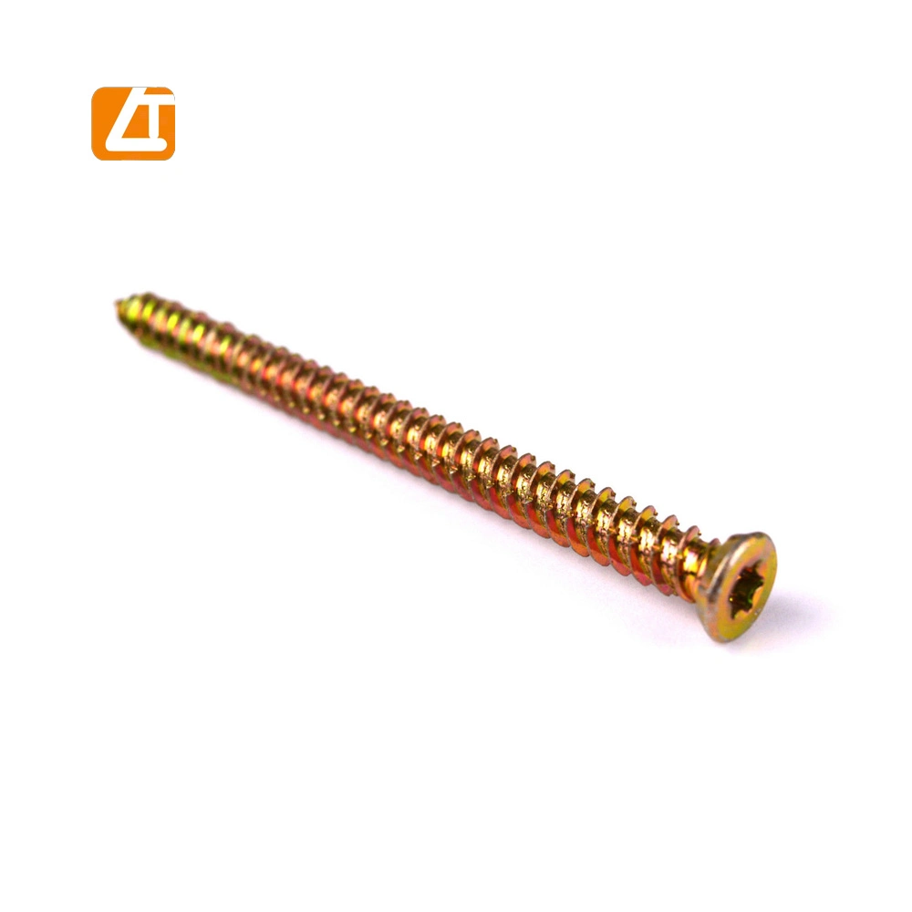 Torx Head T30/25 Yellow Zinc Concrete Screw