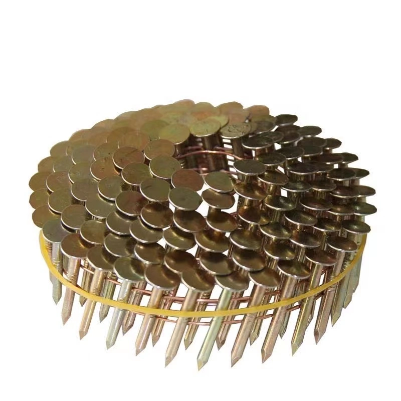 15 Degree Screw Shank Bright Common Wire Roofing Nails for Construction