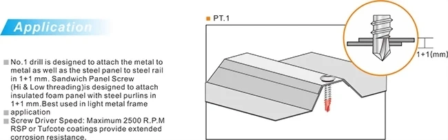 Stainless Steel Truss Head Wafer Head Phillips Self Drilling Roofing Screws Dovetail Screw Wood Screw