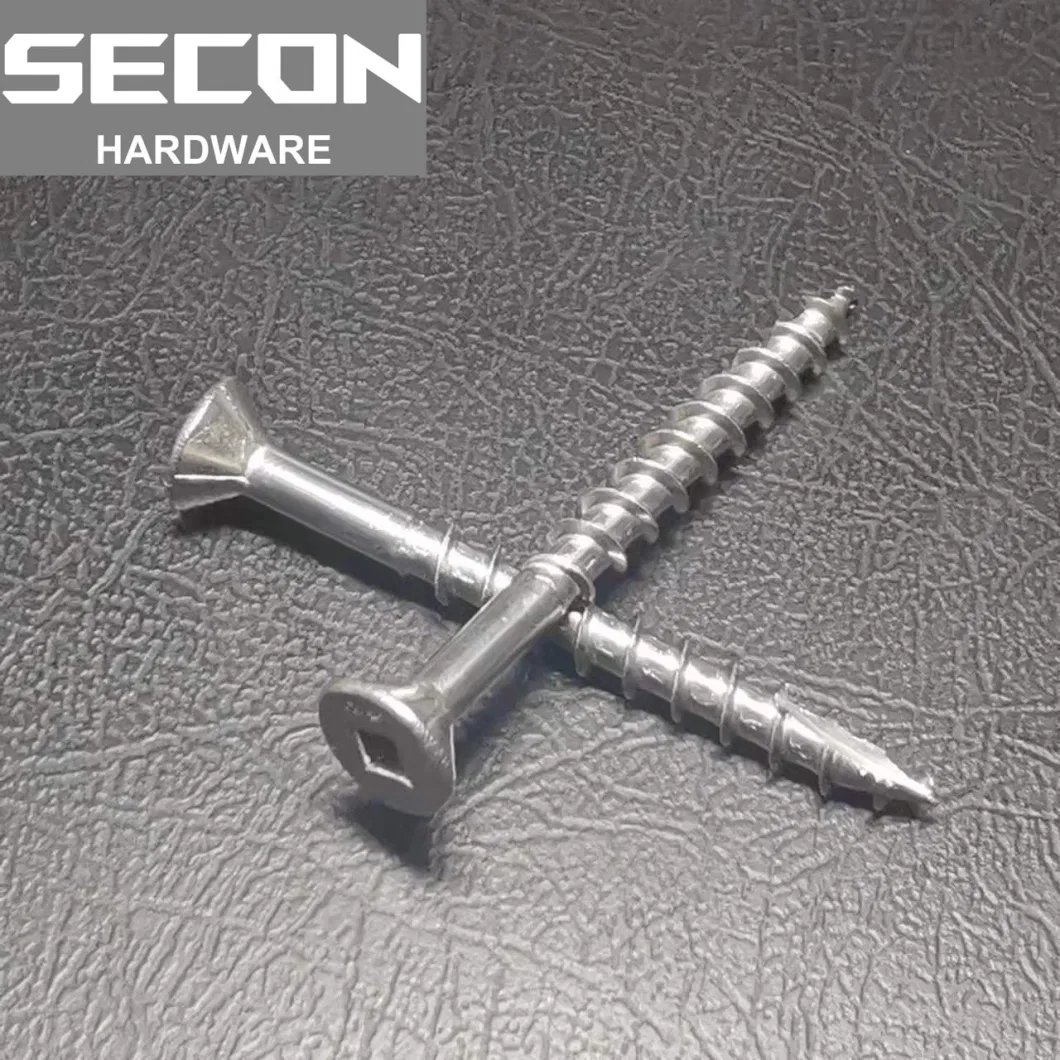 Made in China Good Price Stainless Steel 304 Wood Screw U Thread Type 17 Cut Wood Timber Screw Deck Screw