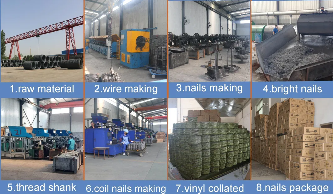 Wire Coil Pallet Nails Ring Screw Spiral Shank