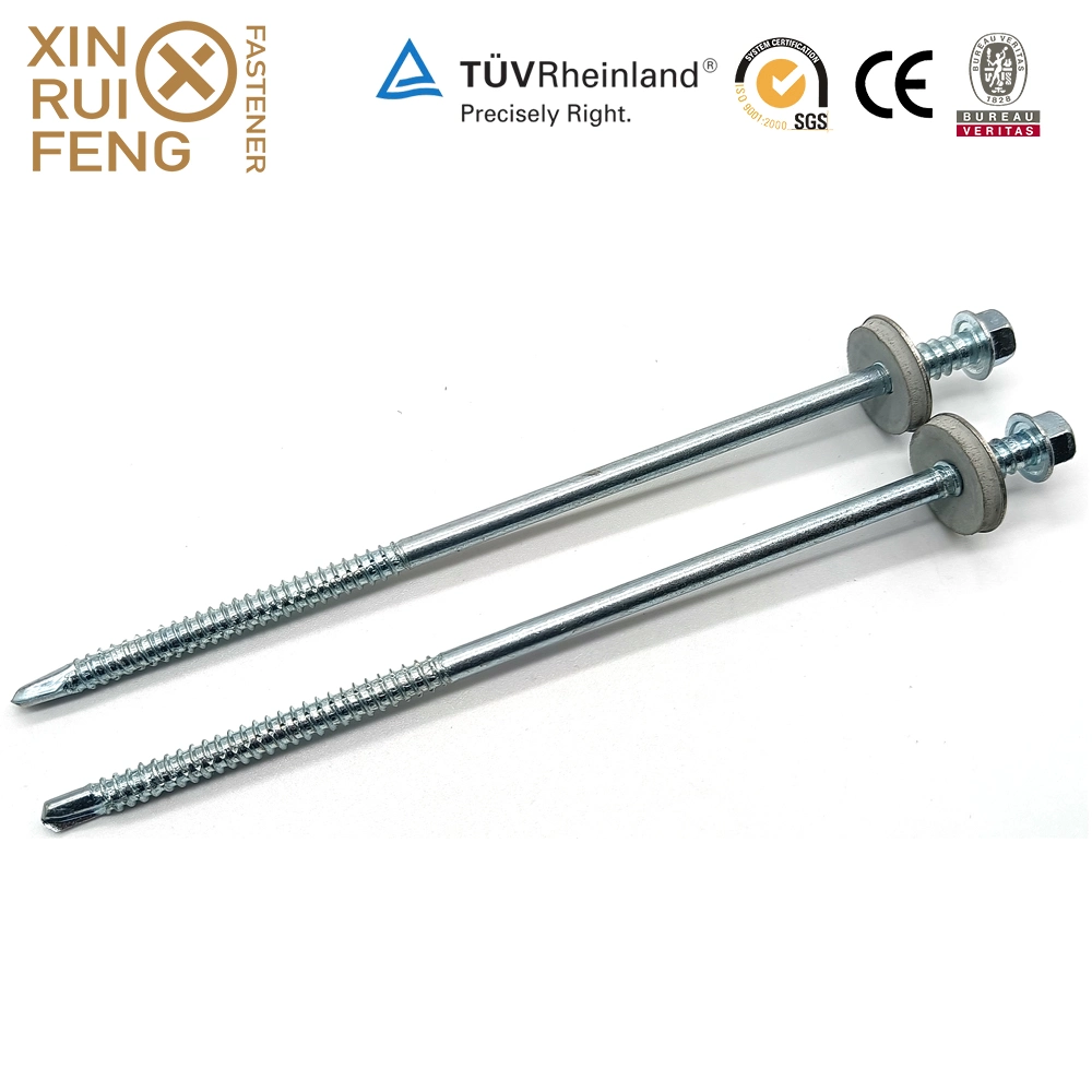 Chinese Xinruifeng Fasteners Epoxy Ruspert SDS Hex Flange Roofing Self Drilling Screws