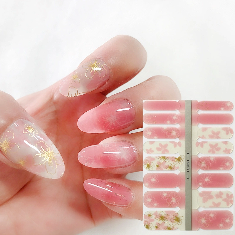 Newest Striped Color Nail Art Stickers