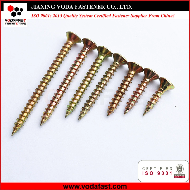 Vodafast Yellow Zinc Plated Wood Screws Drywall Screw