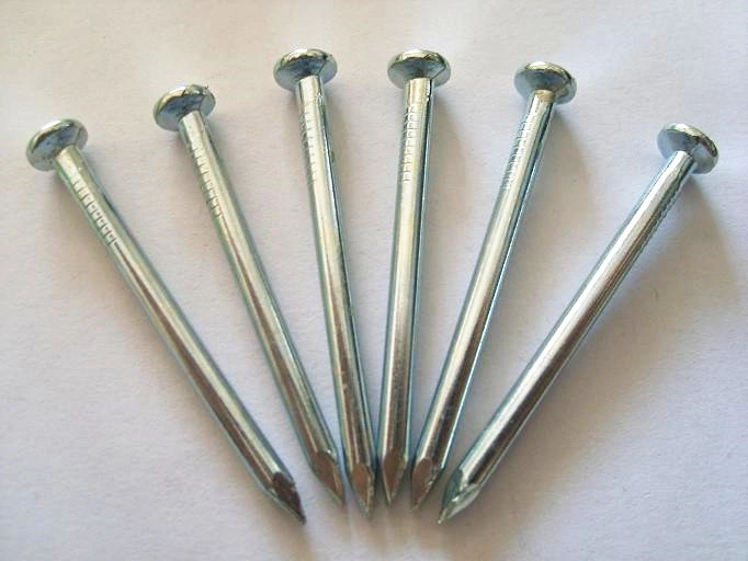 1&quot;-6&quot; 45# Steel Smooth/Spiral Black/Galvanized Shank Concrete Nail/Masonry Nail/Steel Nail/Hardened Steel Nail Construction