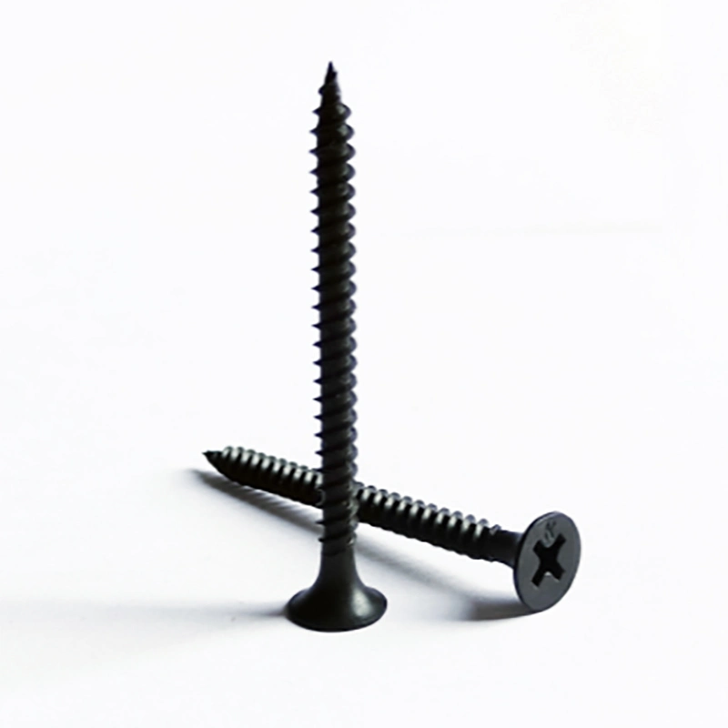 Professional Bugle Head Phillips Black Phosphate Tapping Drywall Screws for Plasterboard