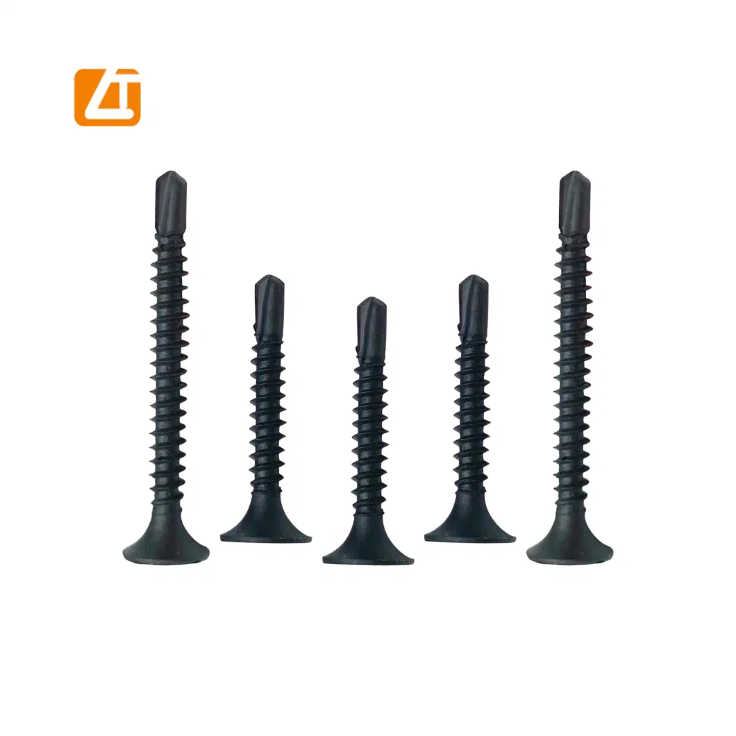 Black/Gray Phosphated Bugle Head Gypsum Board Screw Tornillos Self Drilling Drywall Screw