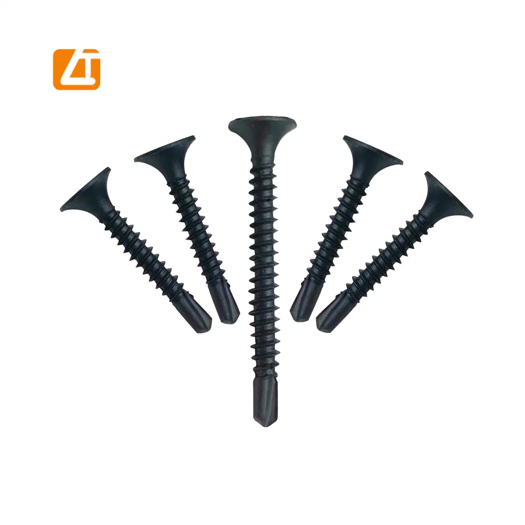 Black/Gray Phosphated Bugle Head Gypsum Board Screw Tornillos Self Drilling Drywall Screw