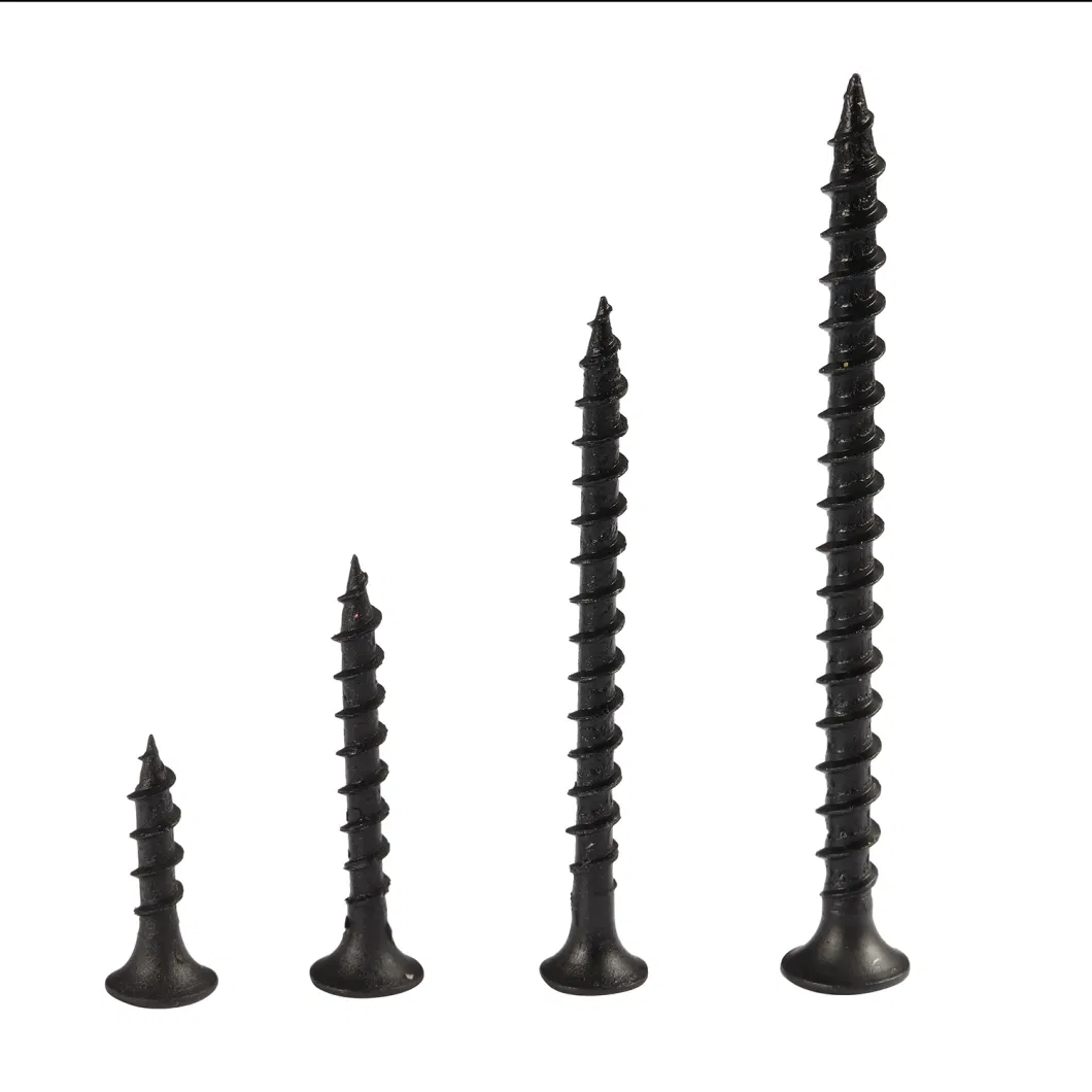 Black Gray Phosphated Bugle Head Drywall Screw for Drywall