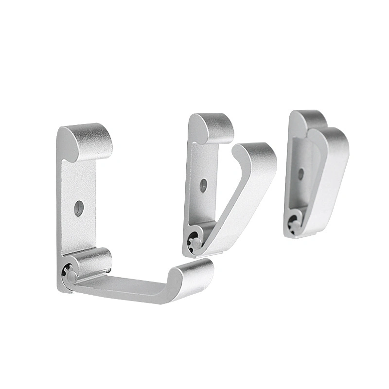 Aluminium Alloy Hidden Hook/Folding Nail Free Hook/Coat Hanger Single Wardrobe Hook Storage Nail