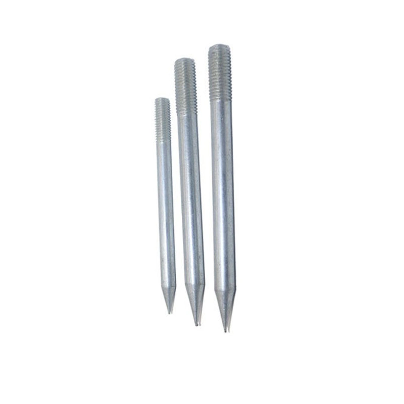 Customer Made Threaded Conical Dowel Pin Zinc Plated