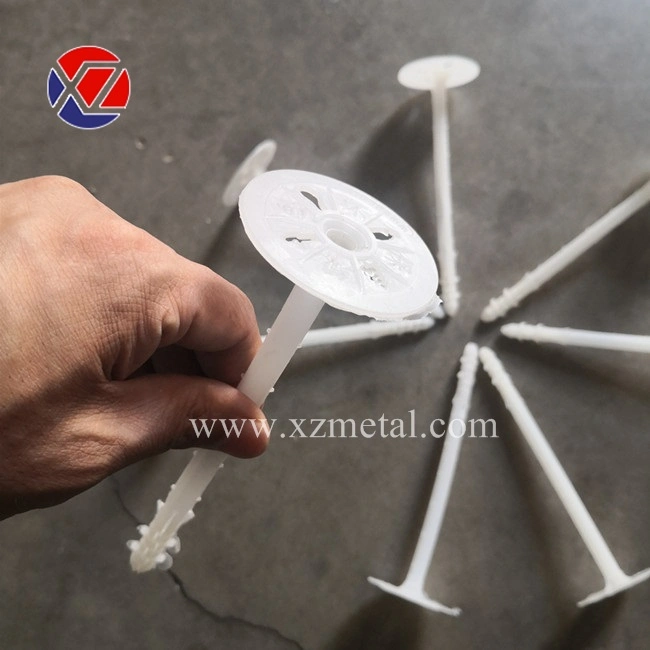 Insulation Fixing Plastic Cap Heat Preservation Nail for Wall Construction (Factory Price)