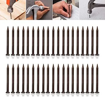 Factory Price Black Galvanized Masonry/Cement Carbon Steel Nais with Grooved/Fluted/Smooth/Spiral/Bamboo Shank Concrete Nails