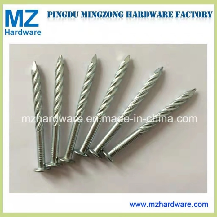 Galvanzied Screw Ring Twist Shank Nail