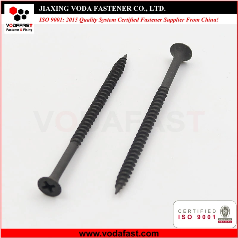 Vodafast Drywall Drilling Tapping Screws Black