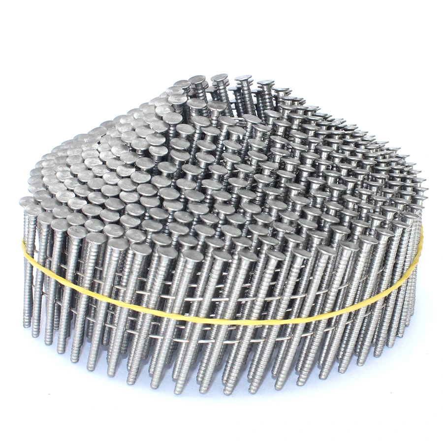 15 Degree 316 Stainless Steel Siding Coil Nails 1-7/8 X 0.092&prime;&prime;