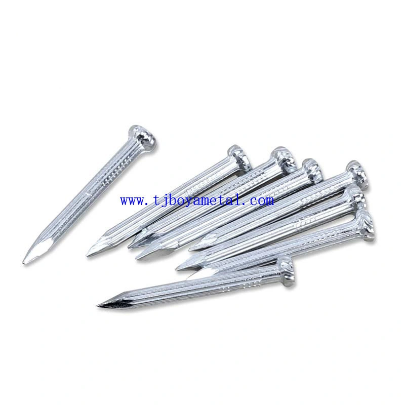 Black Galvanized Hardened Steel Concrete Nails