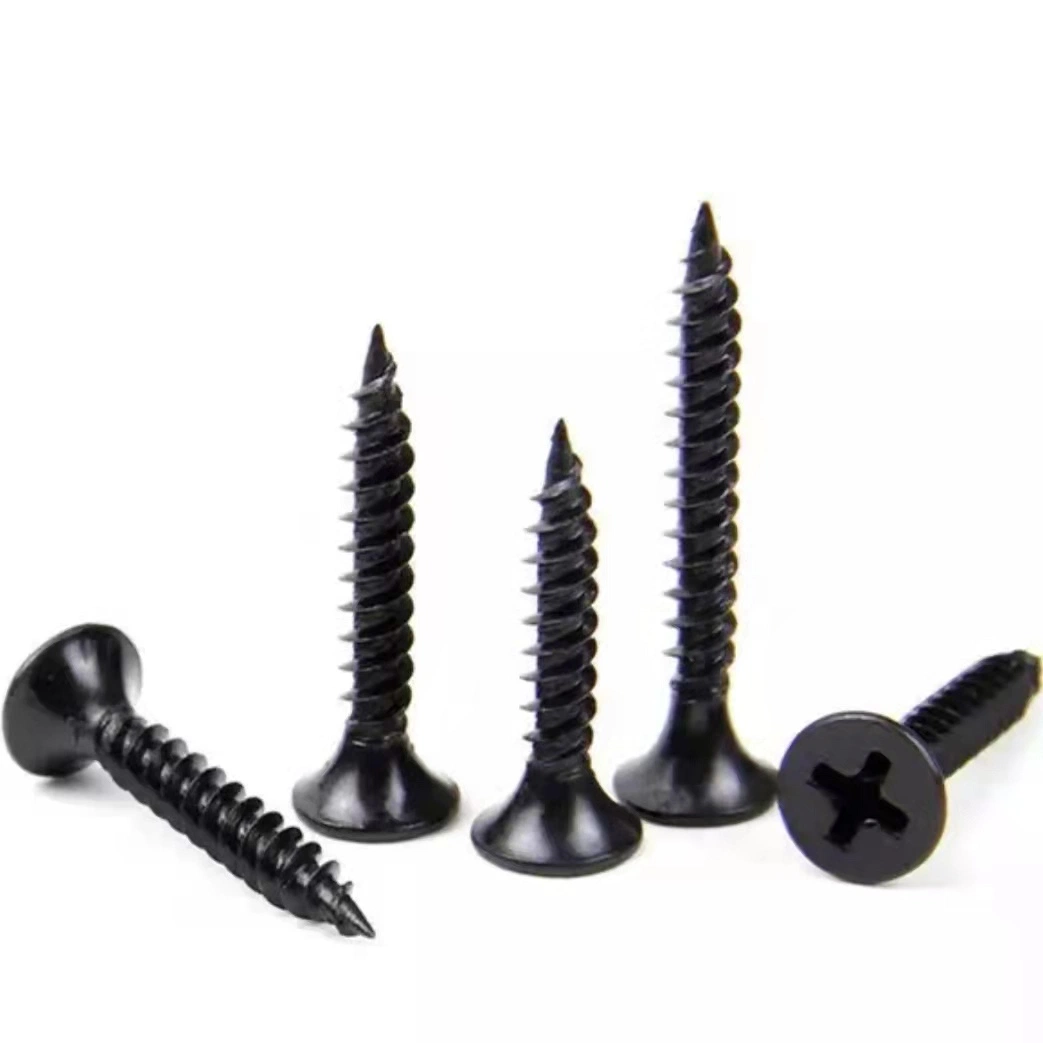 Black Phosphated Galvanized DIN 18182 Standard Bugle Head Fine Coarse Thread Perfect Cheap Plasterboard Tornillos Gypsum Dry Wall Drywall Screw