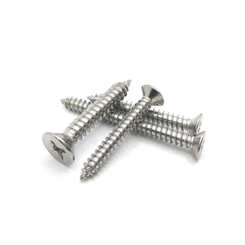 Carbon Steel Cross Countersunk Head Self-Tapping Screw Drilling Screw Fasteners