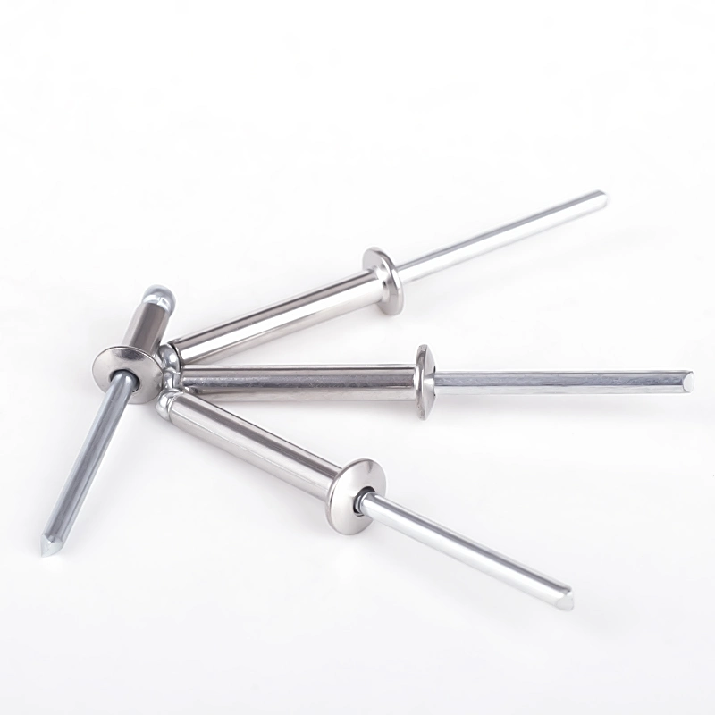 Rivet 304 Stainless Steel Core Pulling Rivet Round Head Pull Rivet Mortise Nail Core Pulling Decoration M3.2m4m