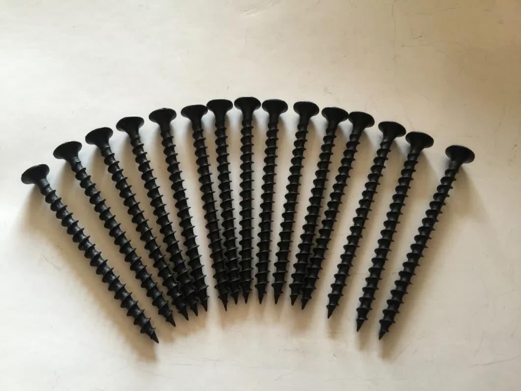 Drywall Plasterboard Screws Black Bugle Head Sharp Point Screw Studding