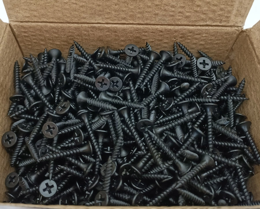 Black/Gray Phosphated Trim Countersunk Head Square or Phillips Drive Wood Cabint Screw Drywall Screws Made in China