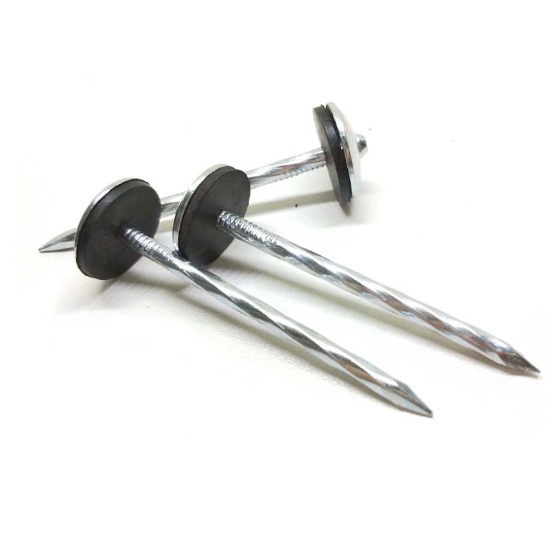 Bwg 9*2.5 Inch Twisted Shank Galvanized Umbrella Head Roofing Nails