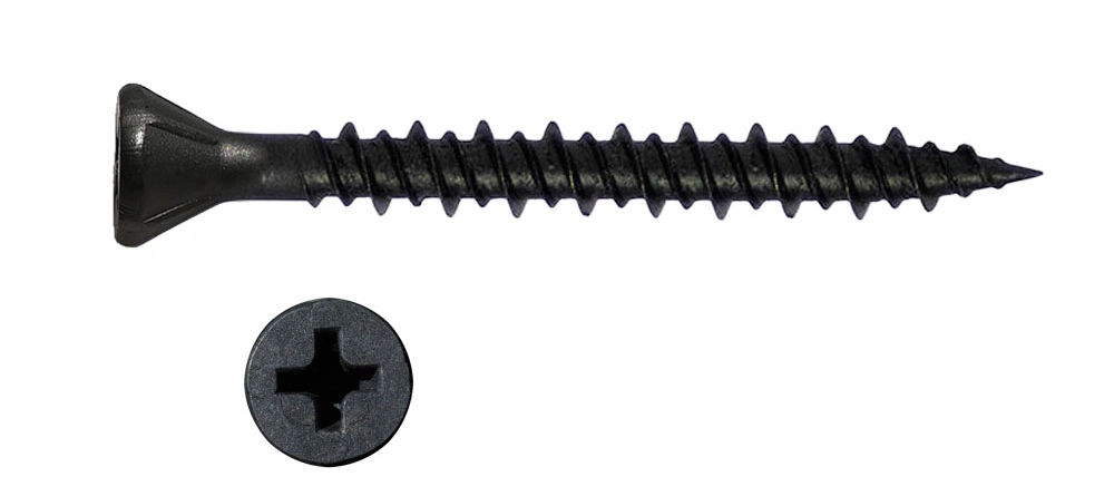 Black/Gray Phosphated Trim Countersunk Head Square or Phillips Drive Wood Cabint Screw Drywall Screws Made in China