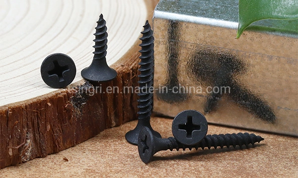 TGR/Tsingri 3.5/3.9/4.2mm Carbon Steel Black Drywall Screws For Plasterboard And Thin Steel Sheet