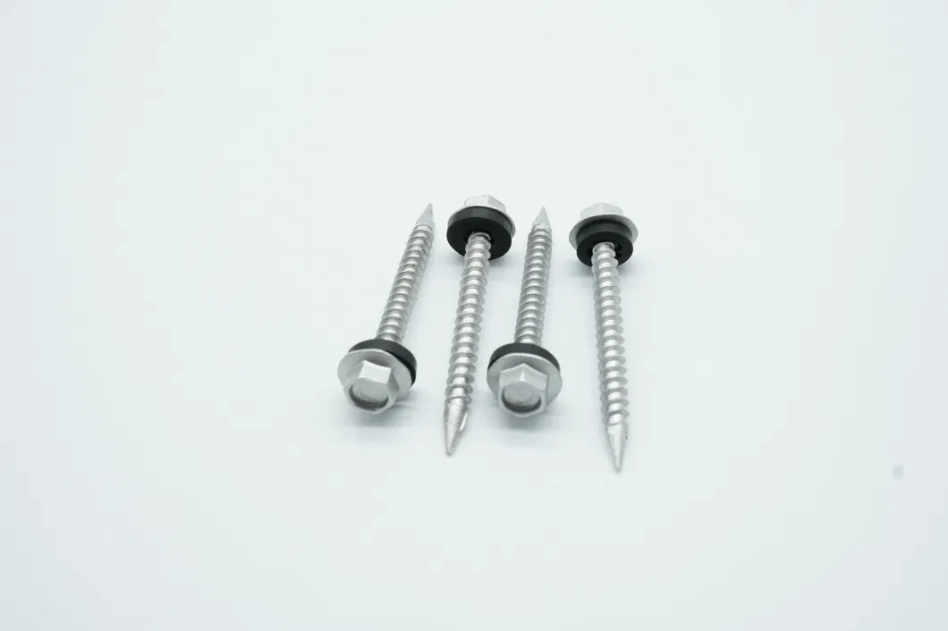 Zinc Plated Special Tail with Washer Spoon Point Hex Head Screw