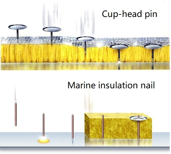 Perforated Insulation Pin Insulation Nail for Rockwool Fixing Shipbuilding