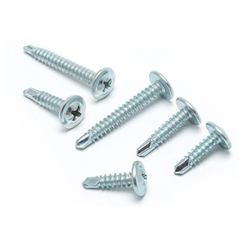 Galvanized Phillips Truss/Wafer Head Self Drilling Screw for Metal