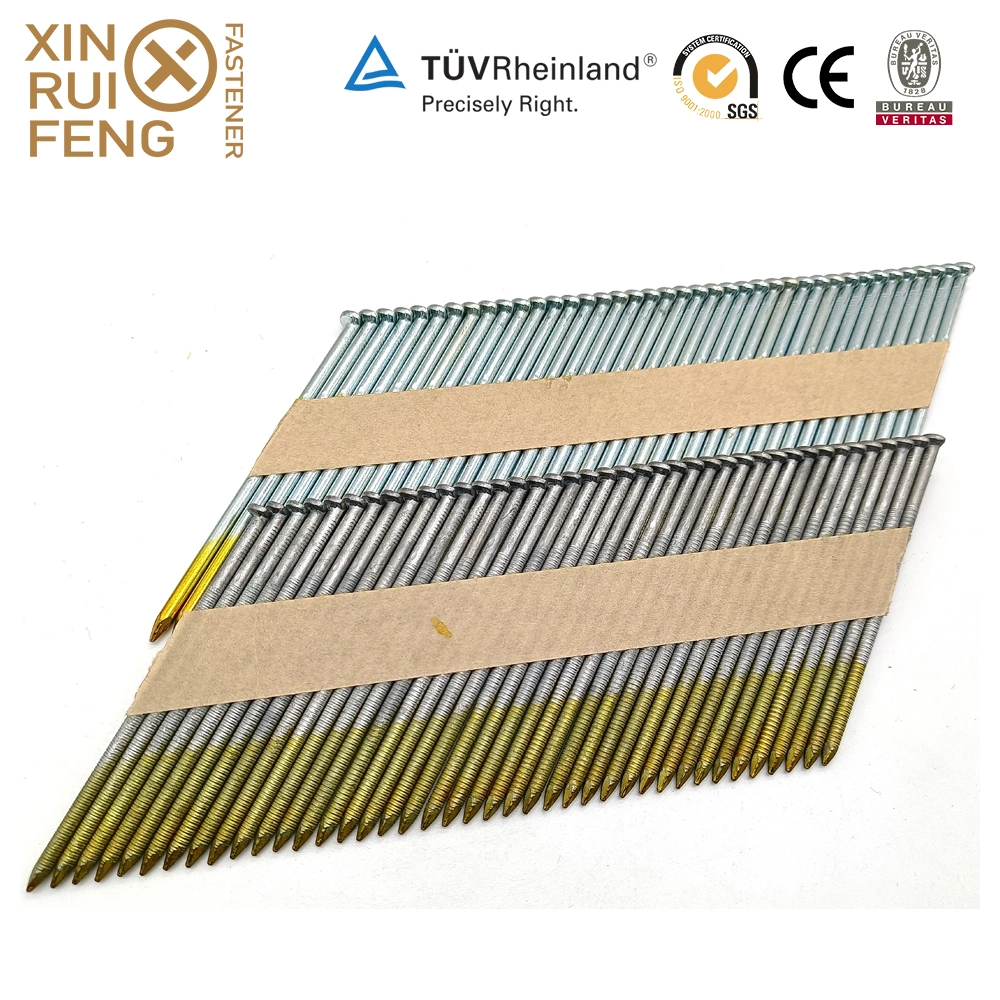 High Quality HDG Smooth Shank Nail / Finish Nails/ Collated Framing Nails/ Roofing Nails Wire Coil Nails with CE for Pneumatic Nailer &amp; Wood Pallet