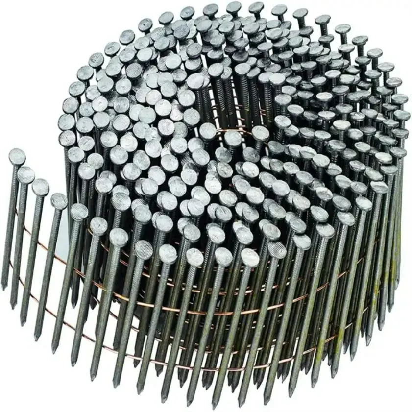 Round Head 3-1/4-Inch X. 120 X 15 Degree Ring Shank Wire Collated Coil Framing Nails