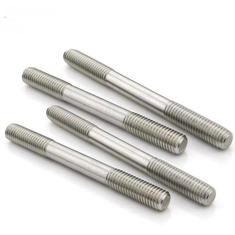 M6X40mm 304 Stainless Steel Double End Threaded Bar Stud Screw Bolt 5PCS