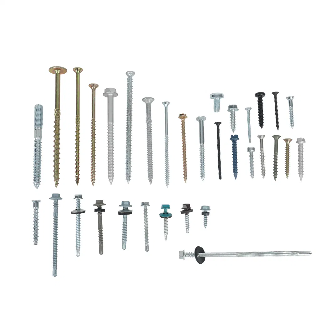 High Quality Stainless Steel Screws/Drywall Screw/Self Drilling Tapping Screw/Chipboard Screw/Wood Screw/Machine Screw/Roofing Screw/Decking Concrete Screw