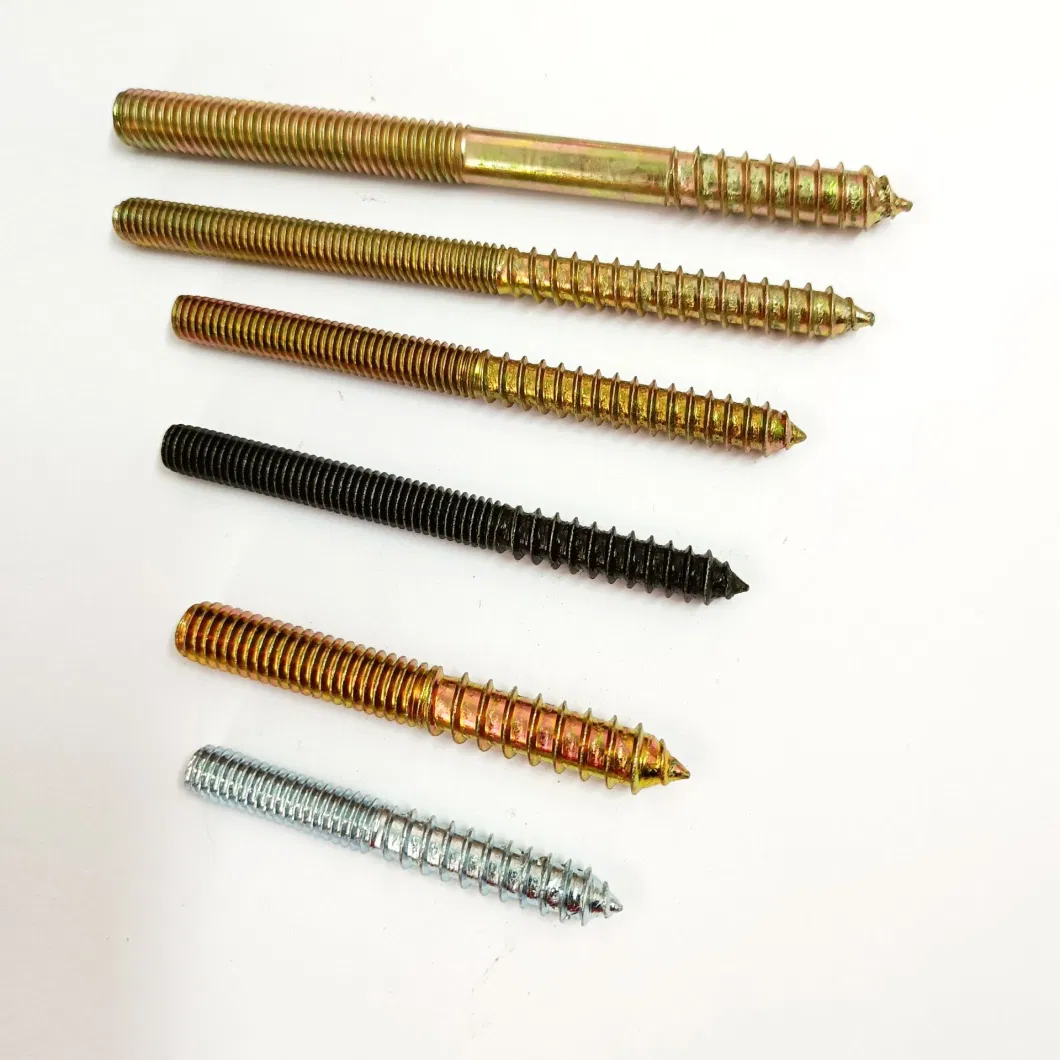 Pointed Tail Double Headed Self Tapping Wooden Drywall Screws Stud Bolt