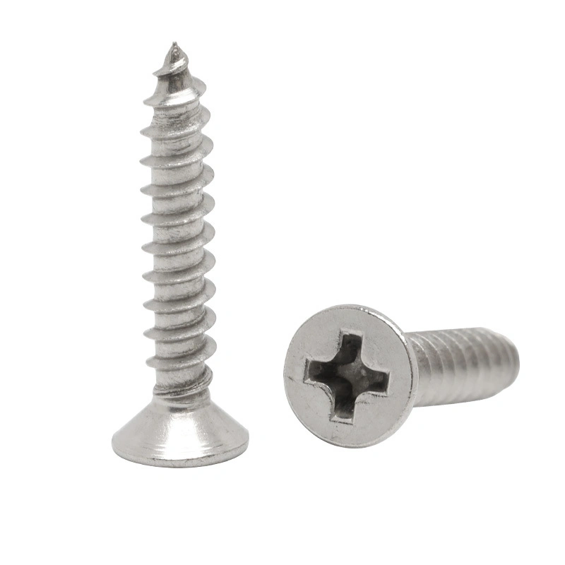 Carbon Steel Cross Countersunk Head Self-Tapping Screw Drilling Screw Fasteners