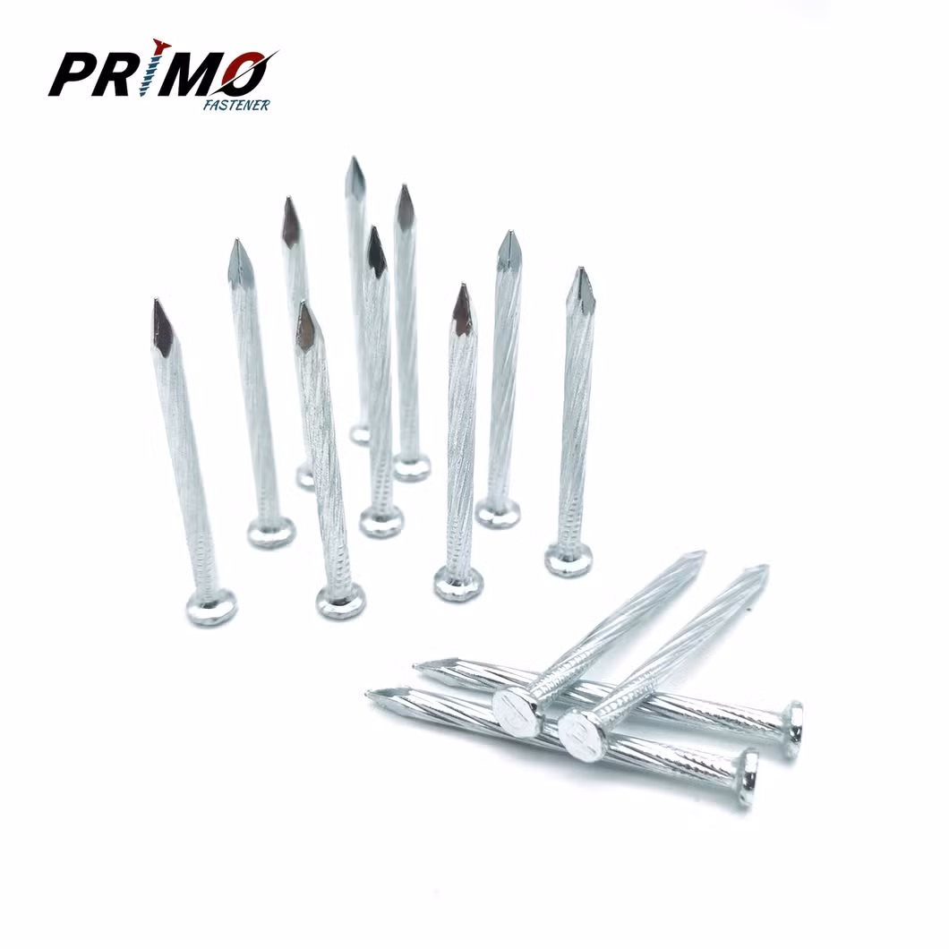 Black Oxide Zinc Plated Hardened Cement Nail Masonry Concrete Steel Nail