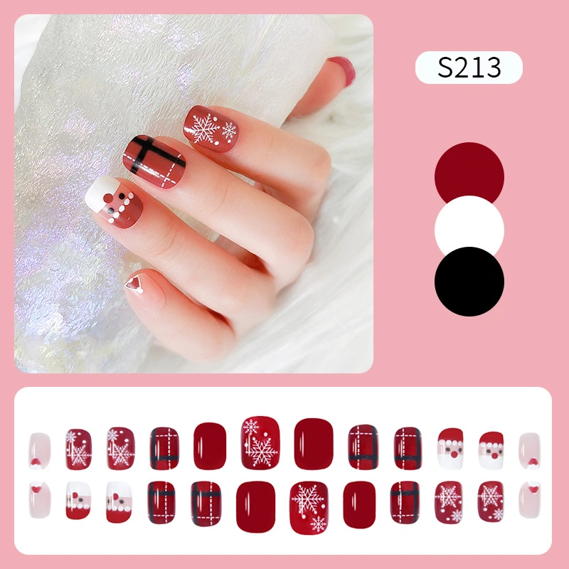 Christmas Design False Nails Press on Nails 24tips Per Pack