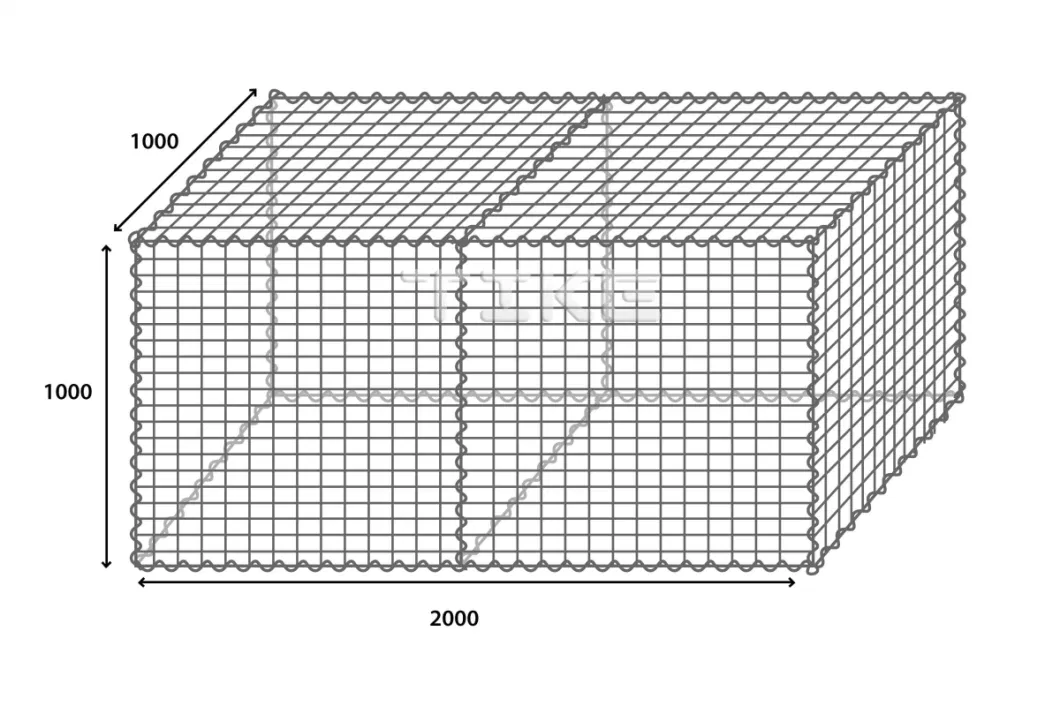 Hot DIP Galvanized Welded Wire Mesh Gabion Box