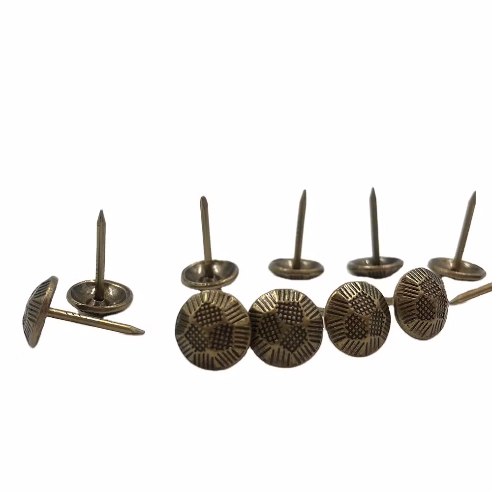 Fancy Copper Cat Eyes Upholstery Decorative Brass Sofa Nails Tacks for Furniture
