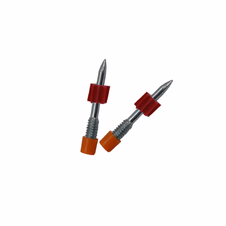 Shooting Nails, Gas Pins Shooting Nails with Washers, Drivet Pins with Thread Galvanized