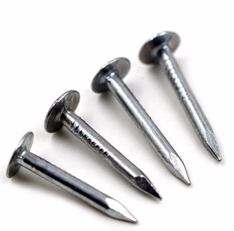 Large Flat Head Zinc Coated Copper Clout Nails
