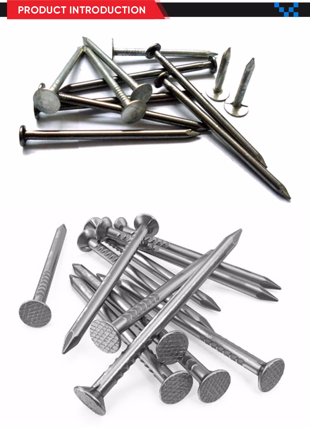 Chisel Point Common Nails for Carpentry