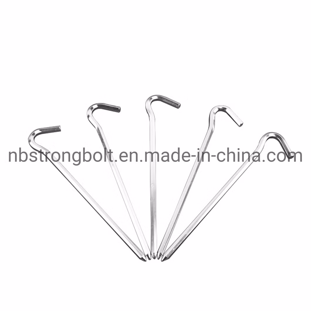Rhombic Aluminum Ground Nail / Iron Ground Nail